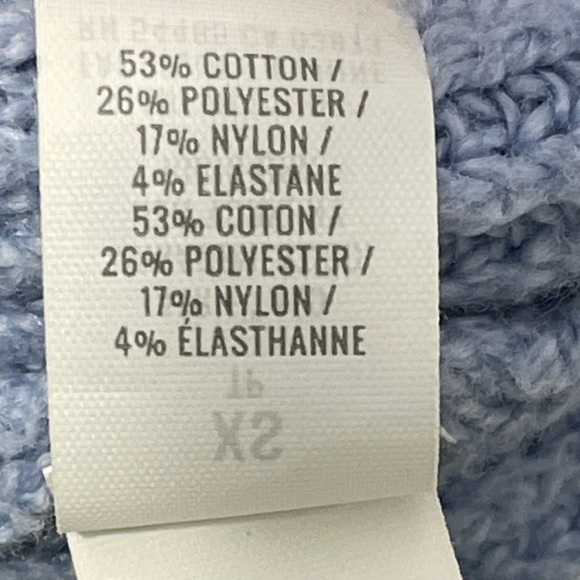 Aerie Monaco Blue Oversized Ribbed Sweater size XS - Picture 5 of 6